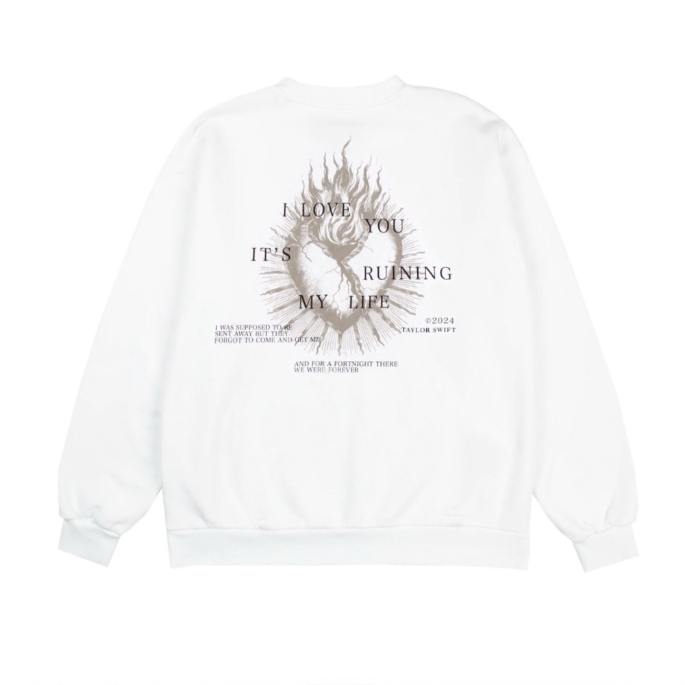 Taylor Swift They Forgot To Come And Get Me Crewneck - TTPD